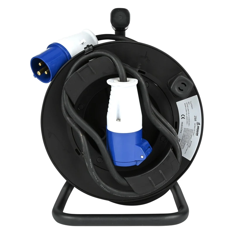 Benson CEE Kabelhaspel - 25 meter - 2P+E - EN 60309 - 3000W