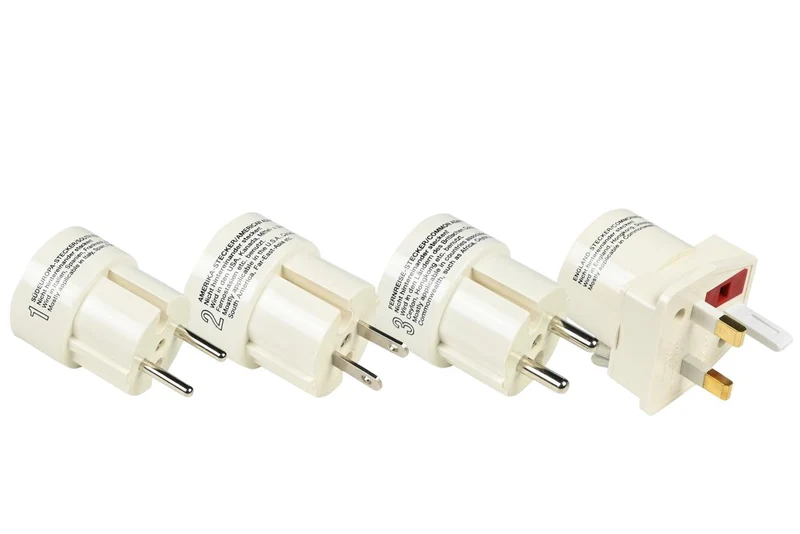 Benson Universele Wereldstekker Set - Internationaal - 4 Adapters - Compact