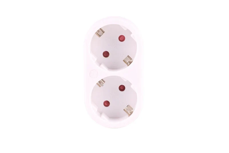Benson Horizontale Stopcontactsplitter – 2-weg – met Randaarde & Kinderbeveiliging