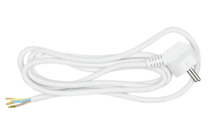 Benson Aansluitsnoer met Randaarde – 1.8 meter – Wit – Max. 2500W