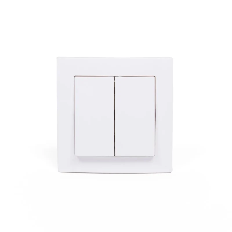 Benson Dubbele Wisselschakelaar – Inbouw – Wit – 250V / 10A
