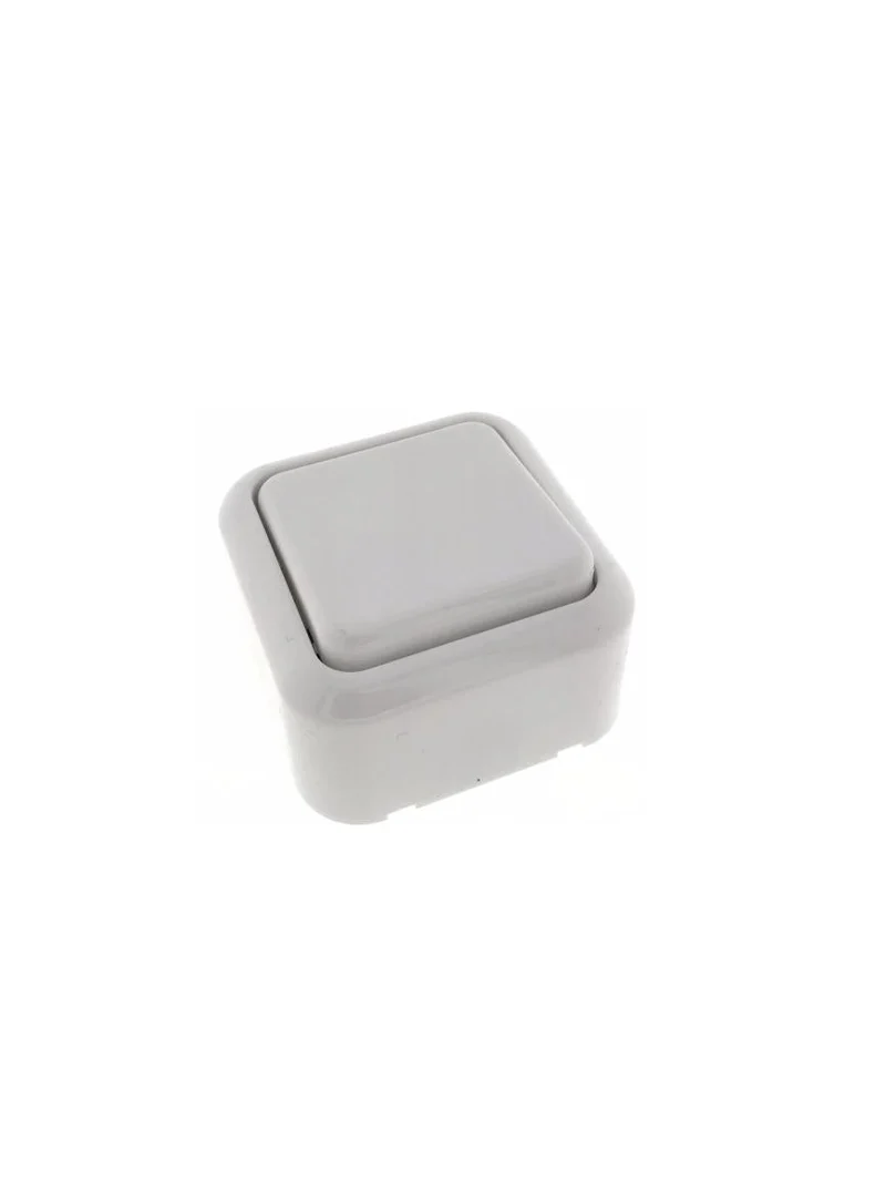 Benson Opbouwschakelaar – Wit – IP20 – 61 x 61 x 35 mm