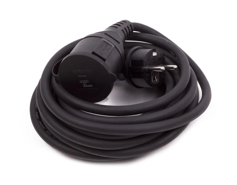 Benson Rubber Verlengsnoer – 5 meter – Randaarde – IP44 – 3680W