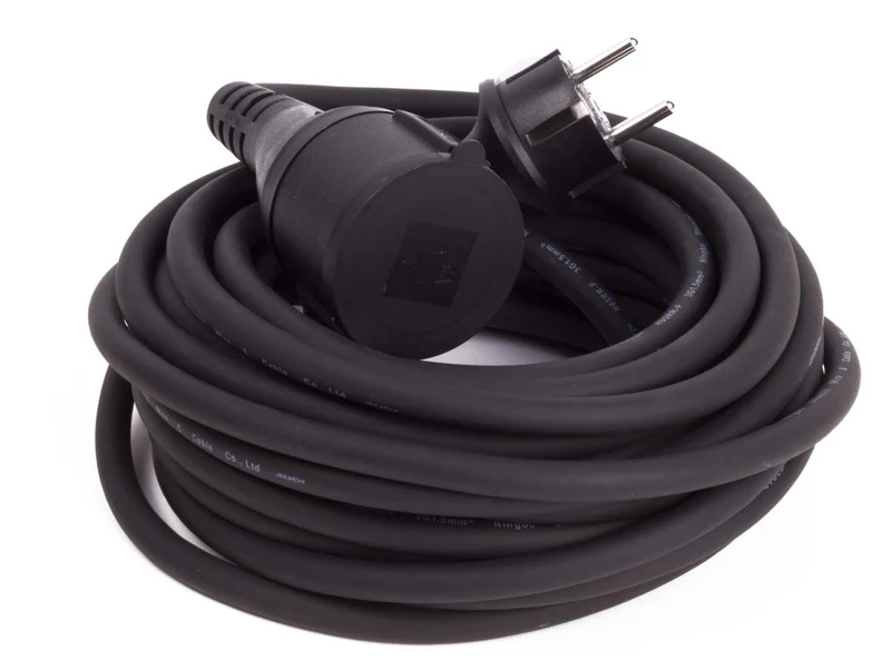 Benson Rubber Verlengsnoer – 10 meter – Randaarde – IP44 – 3500W