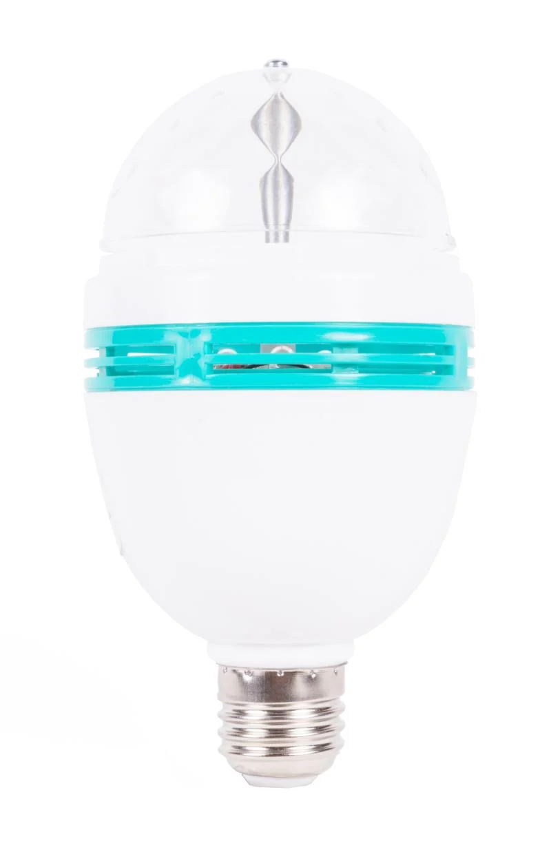 Benson Roterende LED Discolamp – E27 Fitting – RGB Multicolor