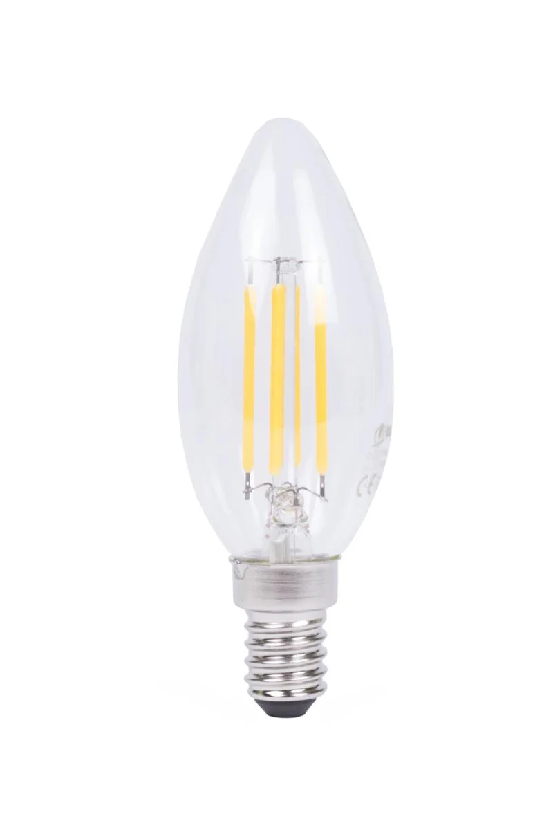 Benson Dimbare LED Filament Kaarslamp – C35 – 4W – E14 – Warm Wit