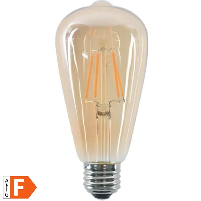 Benson Retro LED Filament Lamp – ST64 – 4W – E27 – Amber/Warm Wit