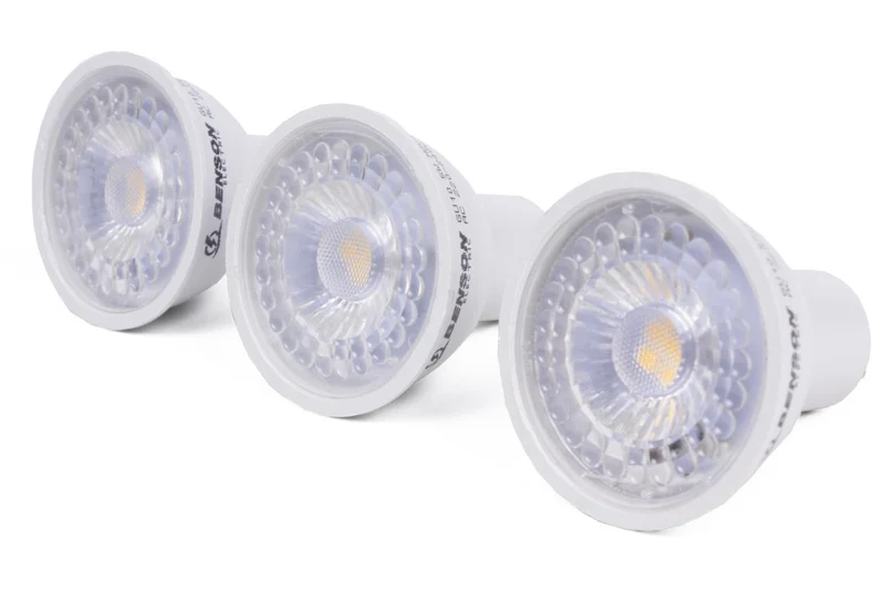 Benson Dimbare LED Spots – Set van 3 – GU10 – 5W – Warm Wit