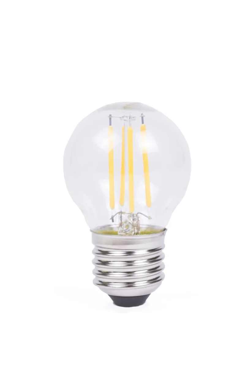 Benson Dimbare LED Filament Lamp – G45 Kogellamp – 4W – E27 – Extra Warm Wit
