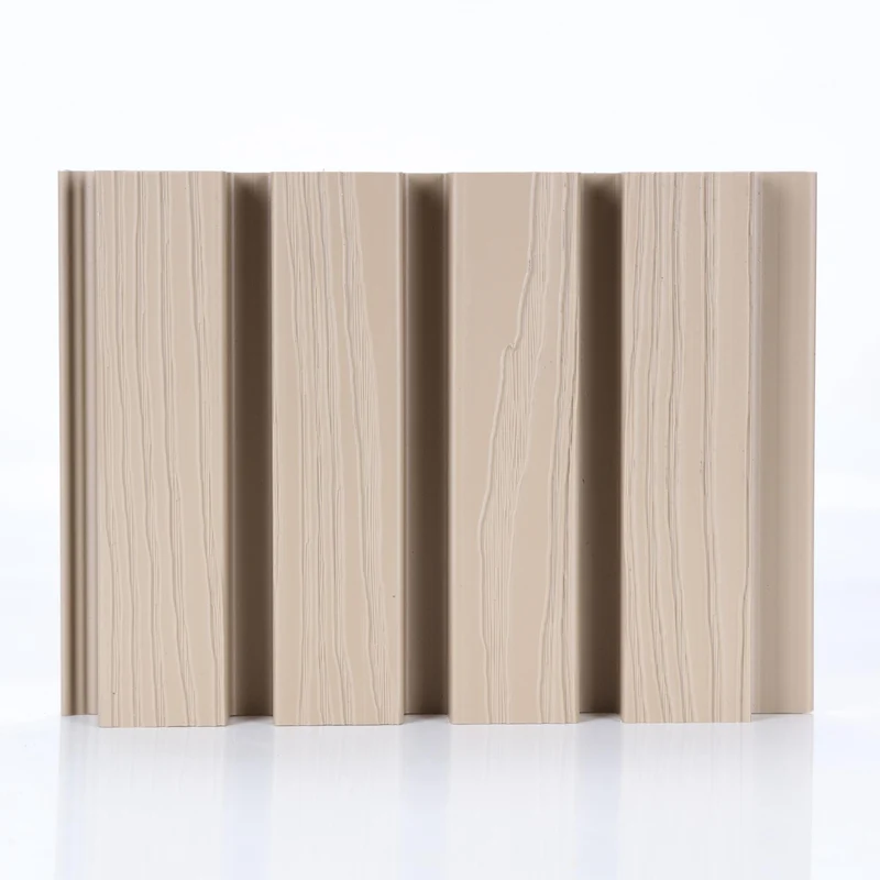 Composiet Gevelbekleding – Japandi Beige – 3D Nerf – 290 x 22 cm