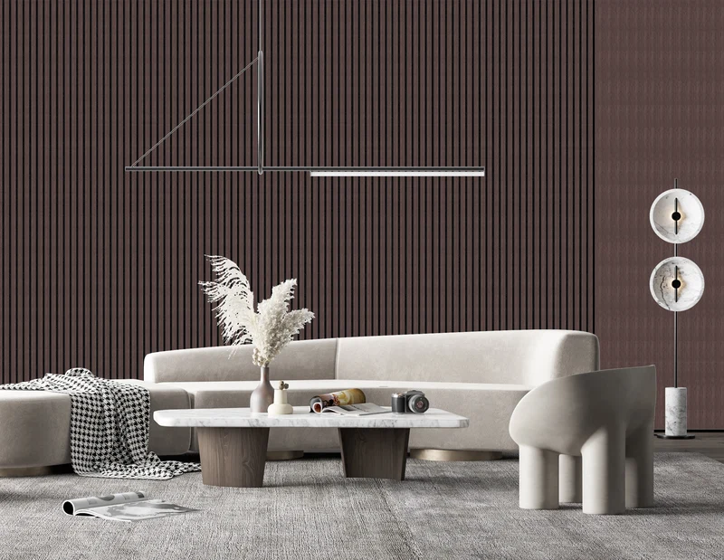Decor Paneel – Gerookt Eiken – Akoestisch Wandpaneel – 280 x 60 cm