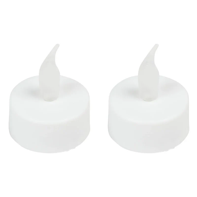 Benson LED Theelichtjes – Set van 2 – Realistisch Flame Effect – Inclusief Batterijen