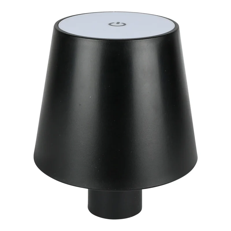 Benson Aanraakdimbare LED Flessenlamp – Zwart – Oplaadbaar