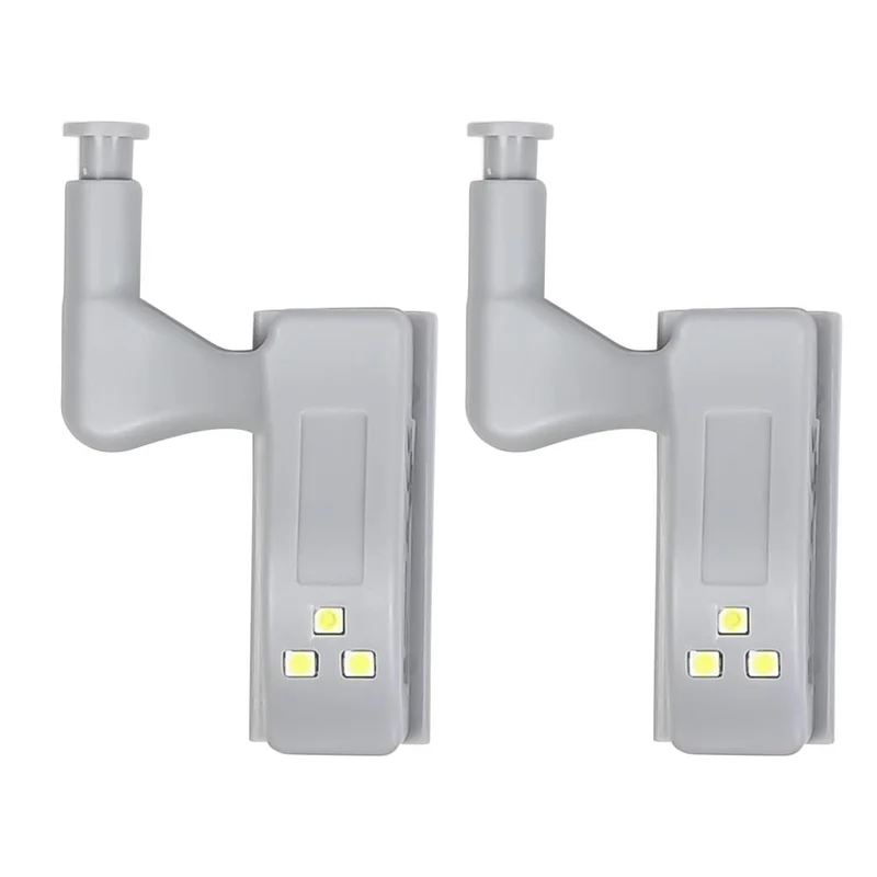 Benson Automatische LED Kastverlichting – 2 Stuks – Voor Scharnier Montage – Inclusief Batterijen