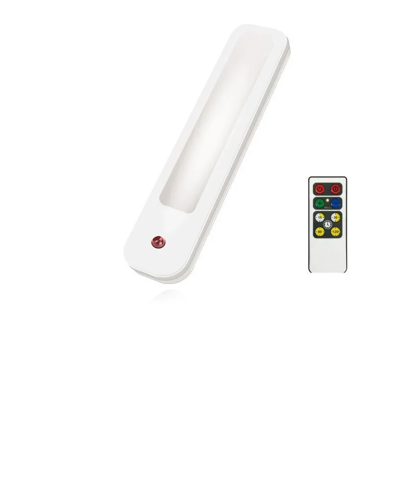 Benson LED Lichtbalk Wit – 21,5 cm – Met Afstandsbediening & Timer – Warm Wit