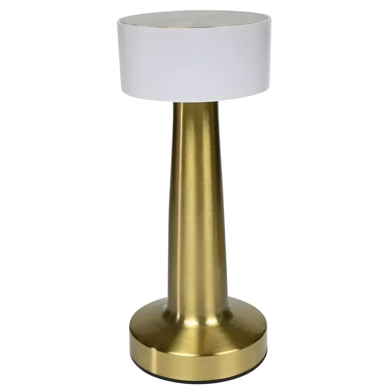 Benson Luxe LED Tafellamp – Goud – 3 Lichtmodi – Touch Bediening – USB-C Oplaadbaar