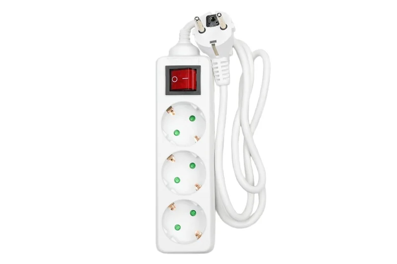 Benson Stekkerdoos met Schakelaar – 3-voudig – 1 meter – Wit