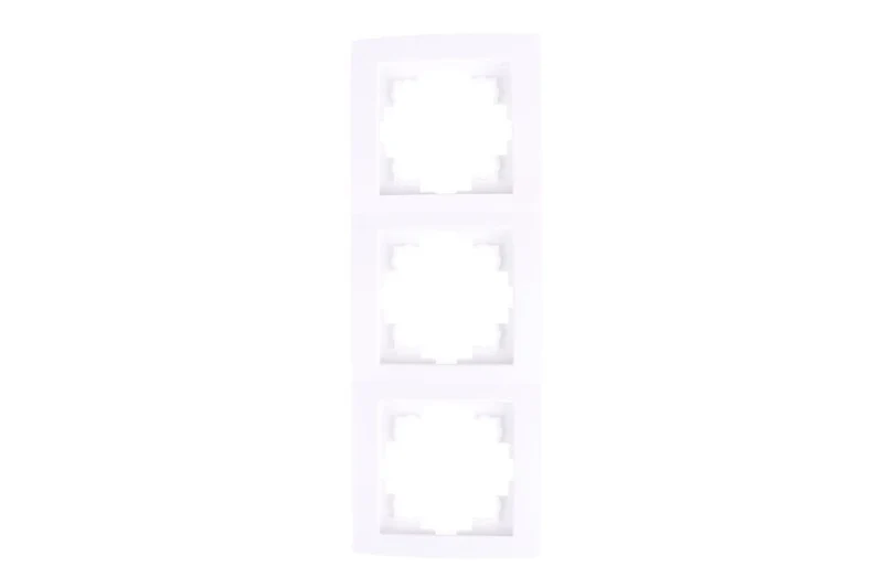 Benson 3-voudig Afdekraam – Wit – 223 x 81 mm