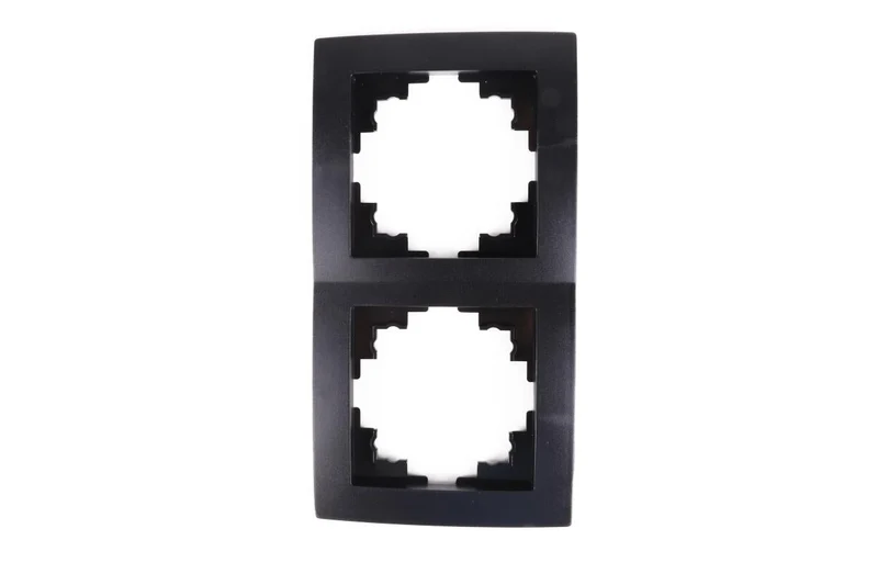 Benson Dubbel Afdekraam – Zwart – 152 x 81 mm