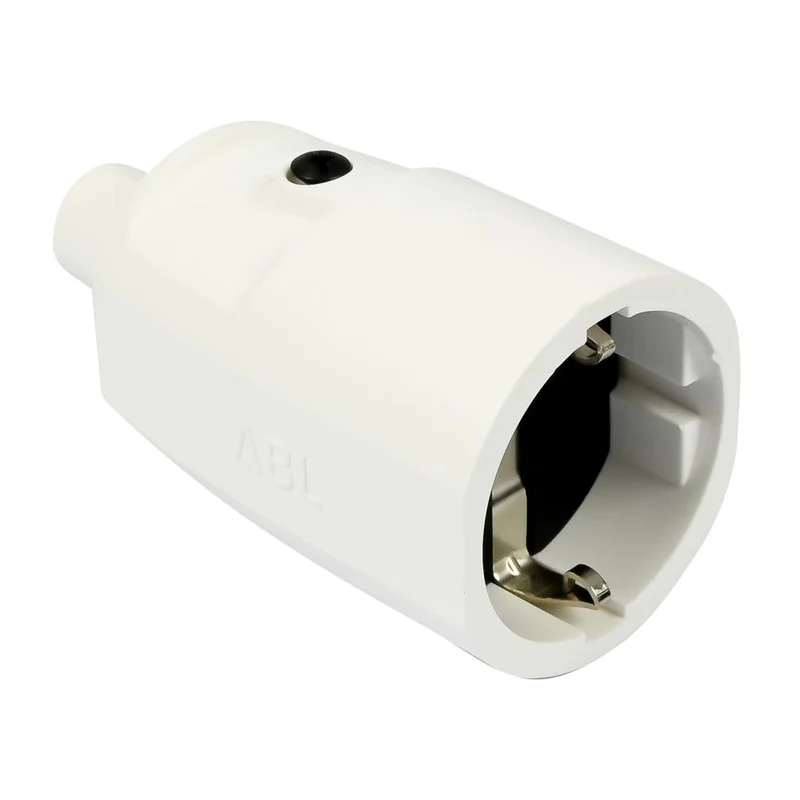 Benson Randaarde Contrastekker – Wit – PVC – 16 Ampère – 250V