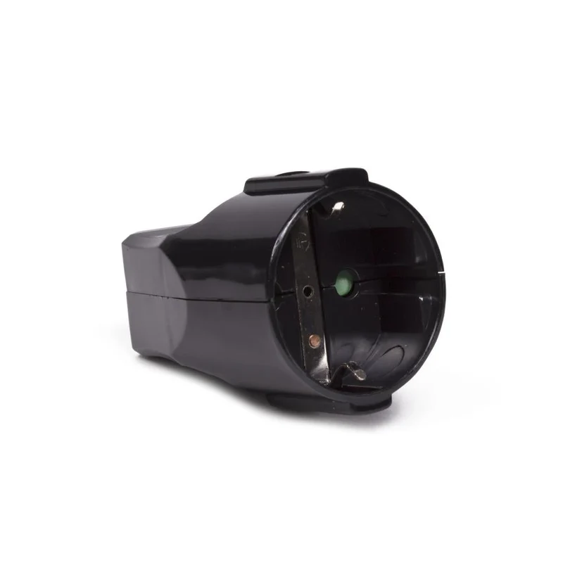 Benson Randaarde Contrastekker – Zwart – 16 Ampère – 3600 Watt