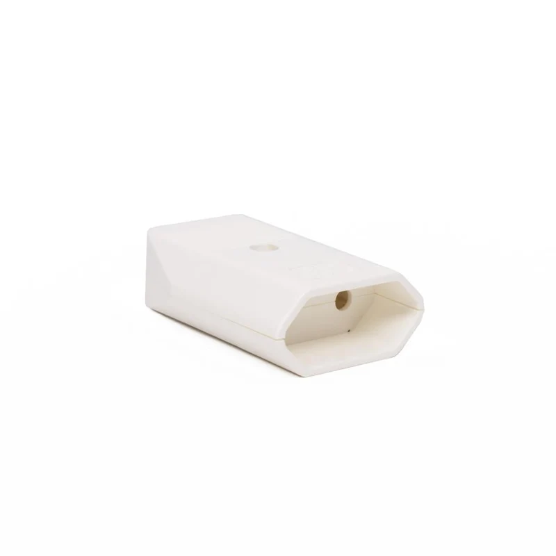 Benson Platte Euro Contrastekker – Wit – 2.5 Ampère – Type C