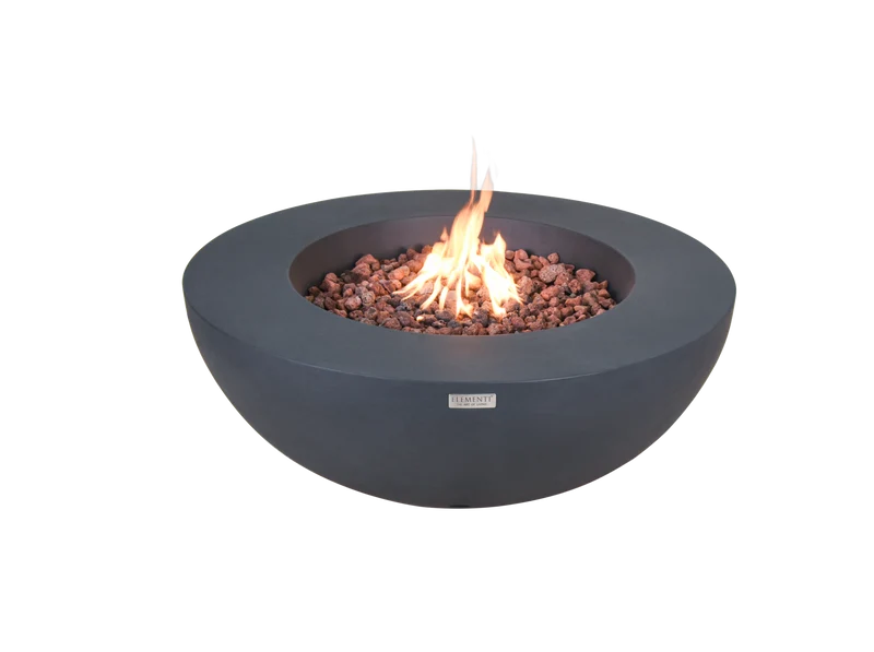Lunar Bowl Vuurtafel op Gas – Dark Grey | Elementi