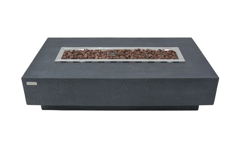 Hampton Vuurtafel op Gas – Dark Grey | Elementi