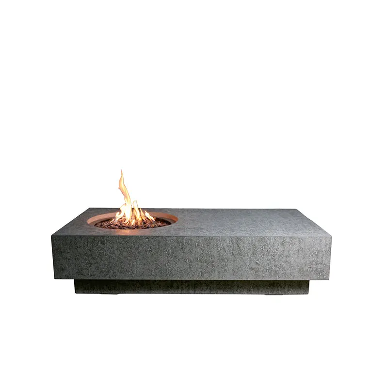 Metropolis Vuurtafel op Gas – Light Grey | Elementi