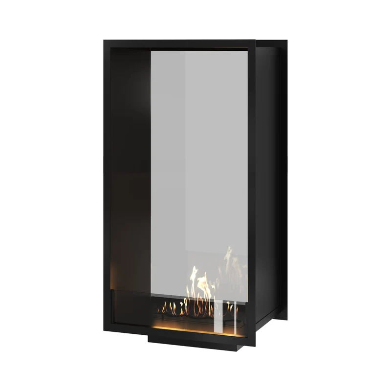 Verticale Bio-ethanol Doorkijkhaard Fame Enkel Glas 60 x 140 cm | Wild Flame