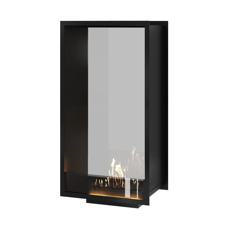 Verticale Bio-ethanol Doorkijkhaard Fame Enkel Glas 60 x 160 cm | Wild Flame