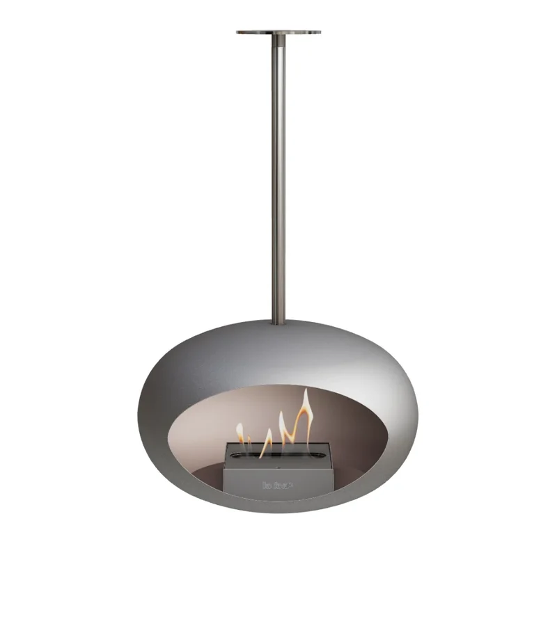 Le feu Bio ethanol haard - Nickel Sky