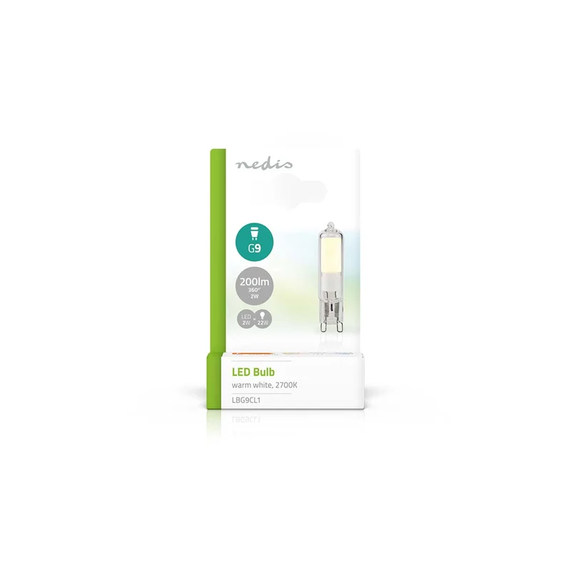 LED-lamp G9 2W - 200 lm - 2700