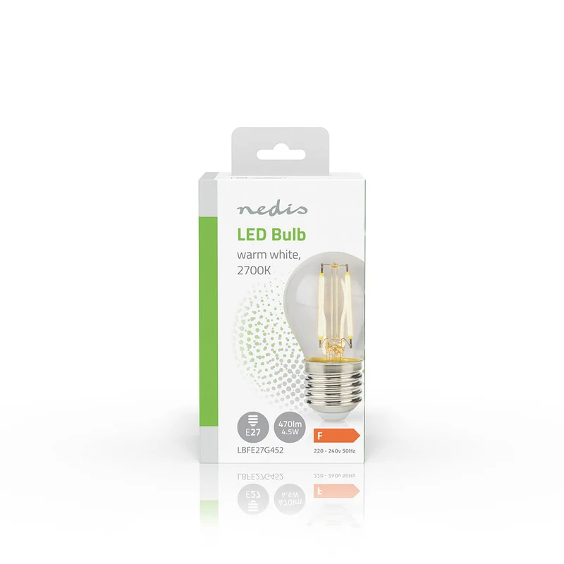 LED-Filamentlamp E27 G45 - 4.5W - 470 lm