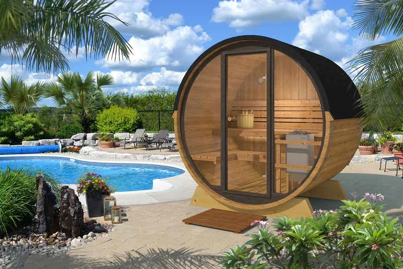 Malmö Barrel Sauna 2 Personen - 200cm-BR