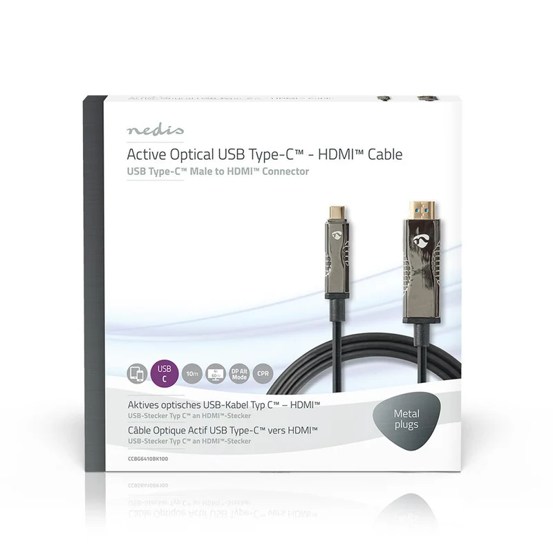 Actieve Optische USB-Kabel USB-C™ Male - HDMI™ Connector - 18 Gbps