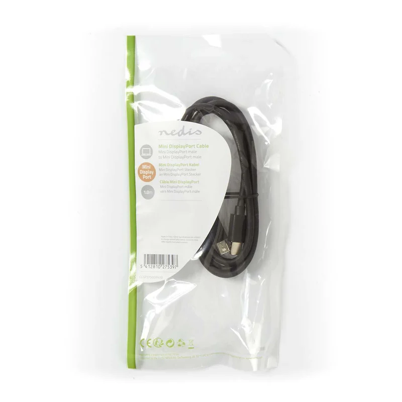 Mini DisplayPort-Kabel DisplayPort 1.2 - Mini-DisplayPort Male - Mini-DisplayPort Male