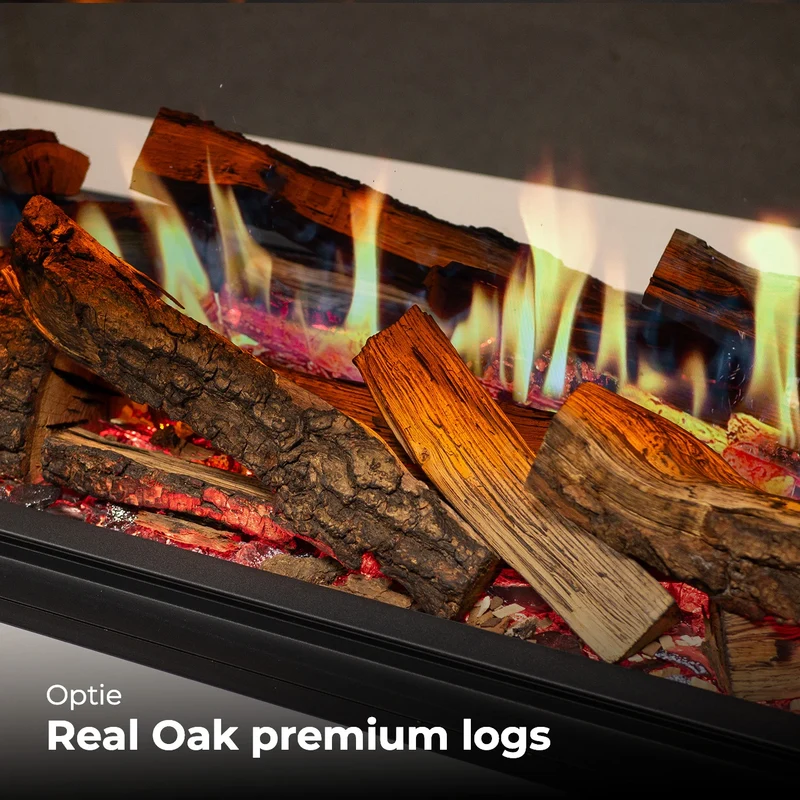 Charlton & Jenrick Real Oak premium logs - Deep/Luminosa Range Max 1500 wide