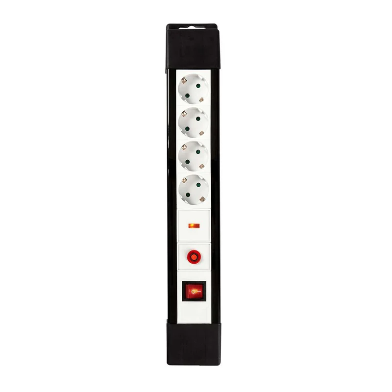 Stekkerdoos met Overspanningsbeveiliging Randaarde stekker / Type F (CEE 7/7) - 3.00m - 3680W