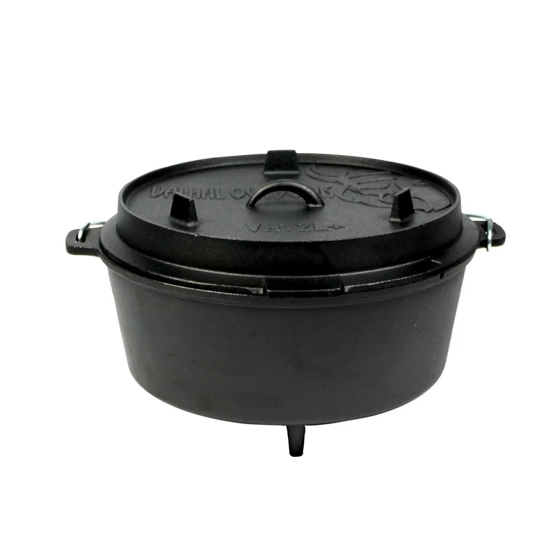 Dutch Oven 12L met pootjes - Valhal Outdoor