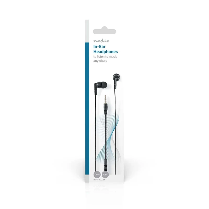 Bedrade Koptelefoon 3,5 mm - Kabellengte: 1.20m - Volumebediening