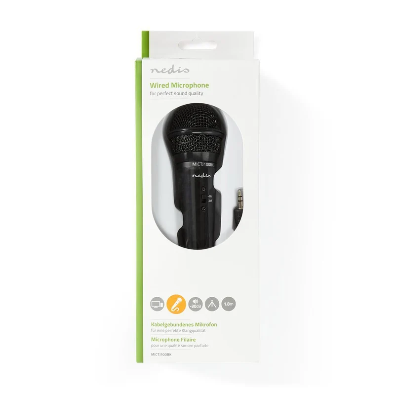 Microfoon Apparaat: Desktop / Notebook / Smartphone / Tablet - Bedraad - 1x 3.5 mm Audio Out