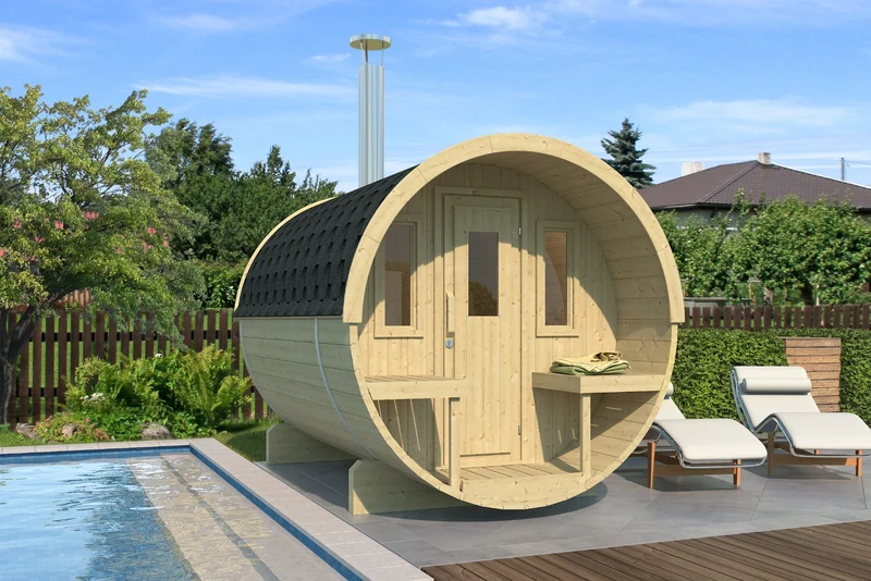 Uppsala Big Buiten Sauna - 226CM