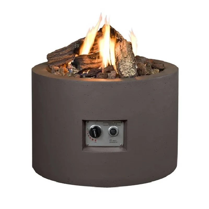 Cocoon Table - Rond bruin