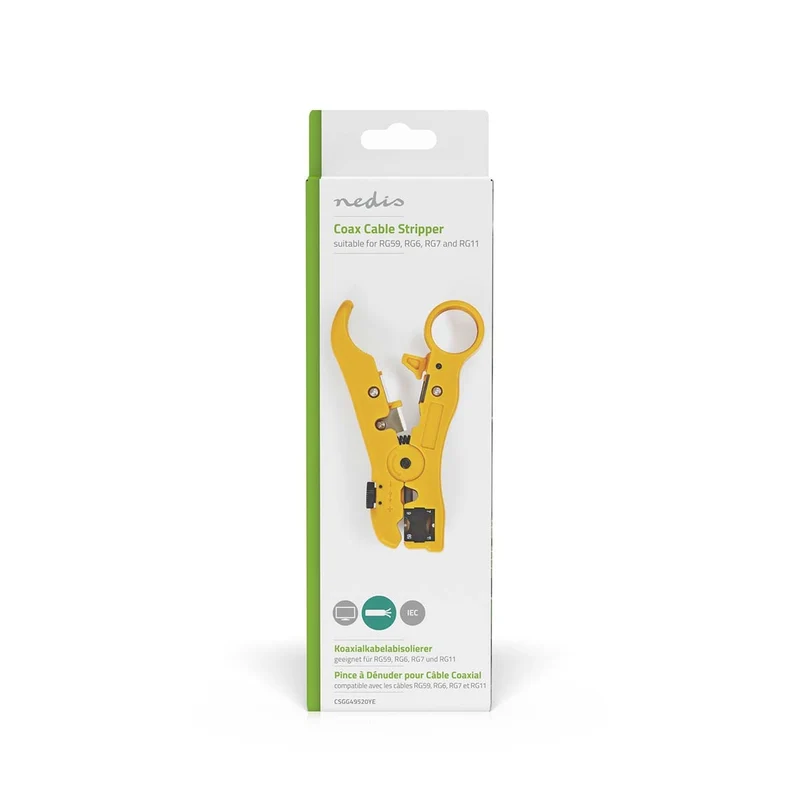 Kabelstriptang Stripping Tool - ABS / Staal - Geel / Zwart