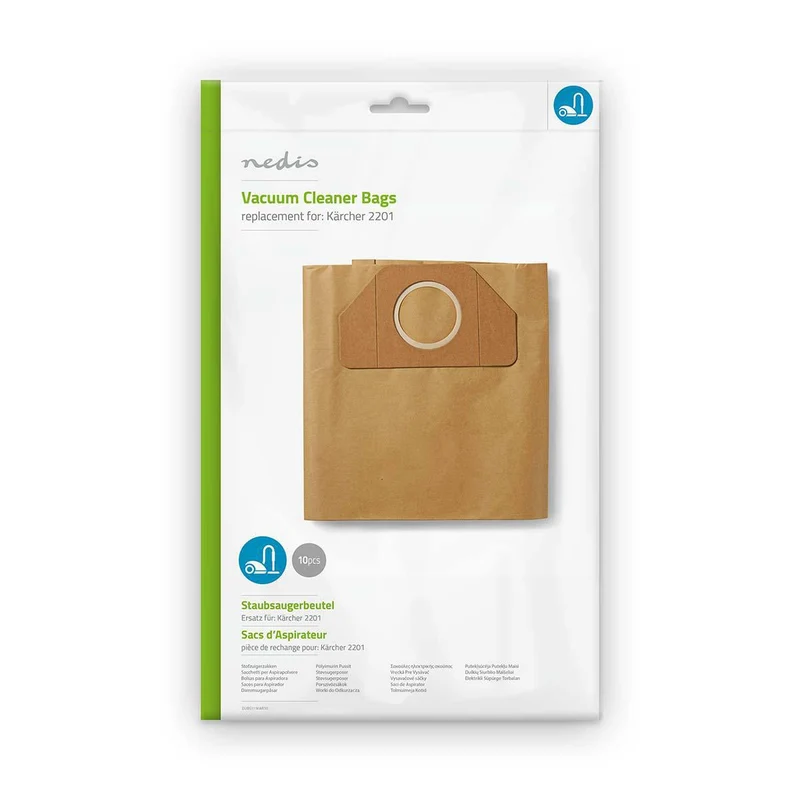 Stofzuigerzak 10 Stuks - Papier - Meest verkocht voor: Kärcher 2201