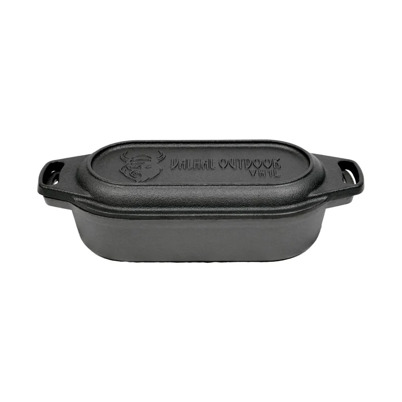 Oven Skillet 1 liter ovaal - Valhal Outdoor