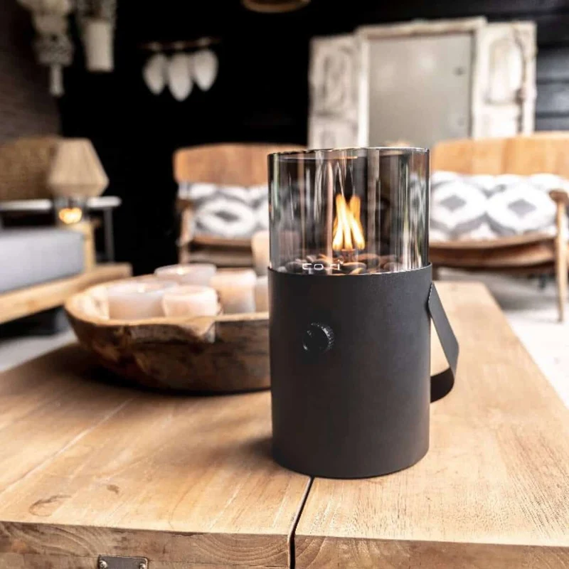 Cosi Fires – Cosiscoop Gaslantaarn Original Black Smoked