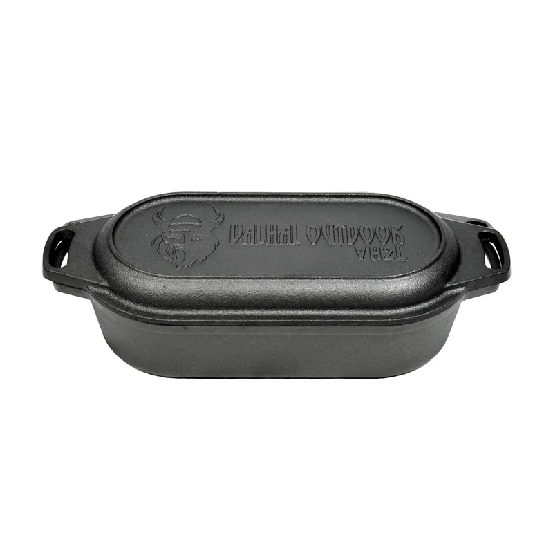 Oven Skillet 2 liter ovaal - Valhal Outdoor
