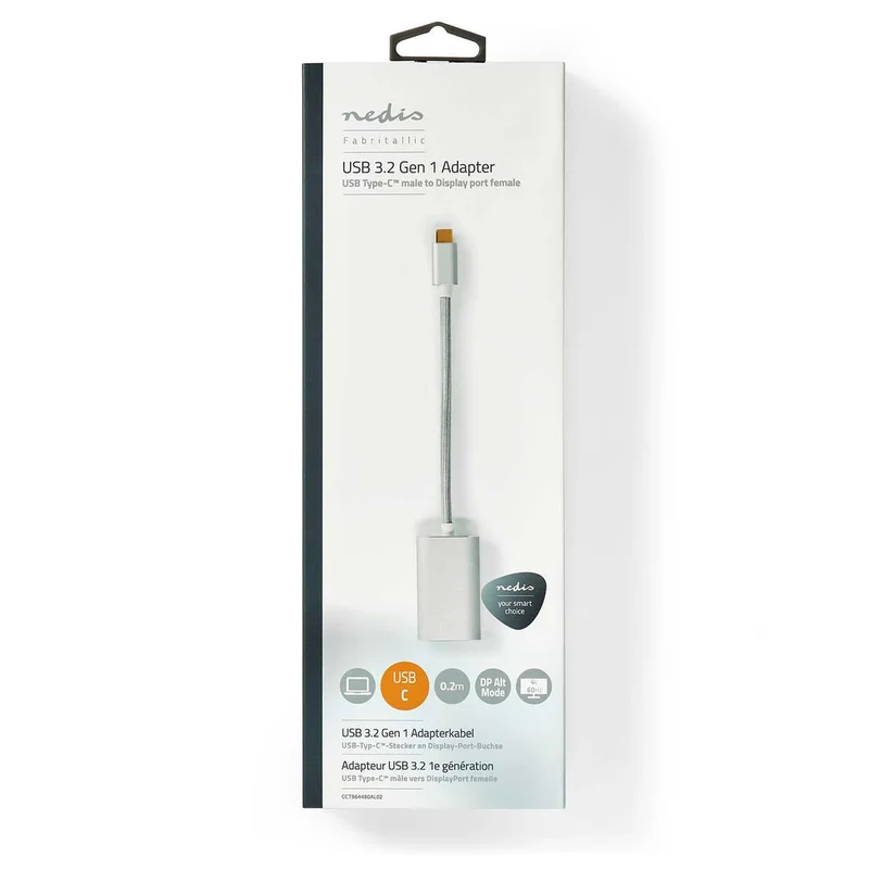 USB-C™ Adapter USB 3.2 Gen 1 - USB-C™ Male - DisplayPort Female / USB-C™ Female